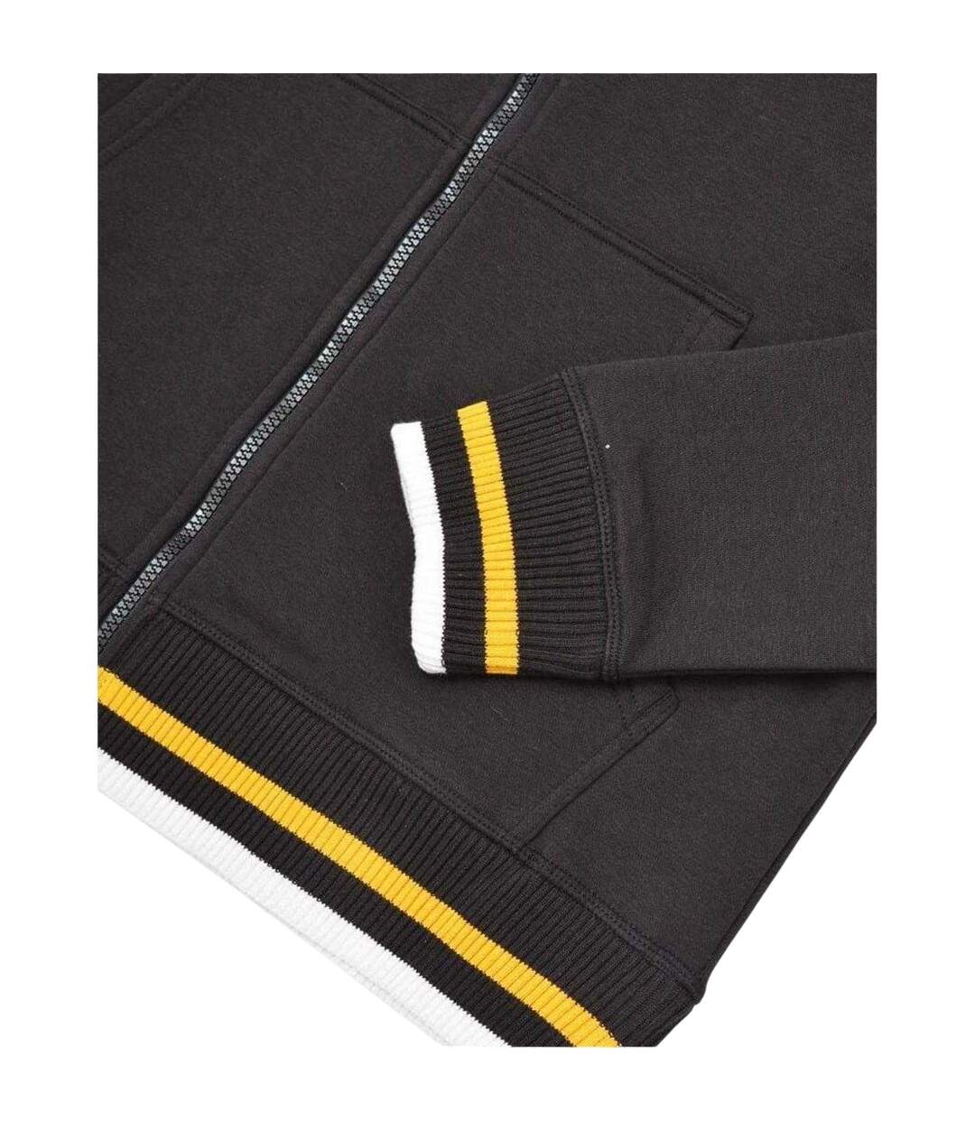 Veste De Survêtement Homme Noir Jaune Or Lambretta-3