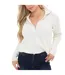 Womens/ladies Zip Neck Jumper Cream I Saw It First-2
