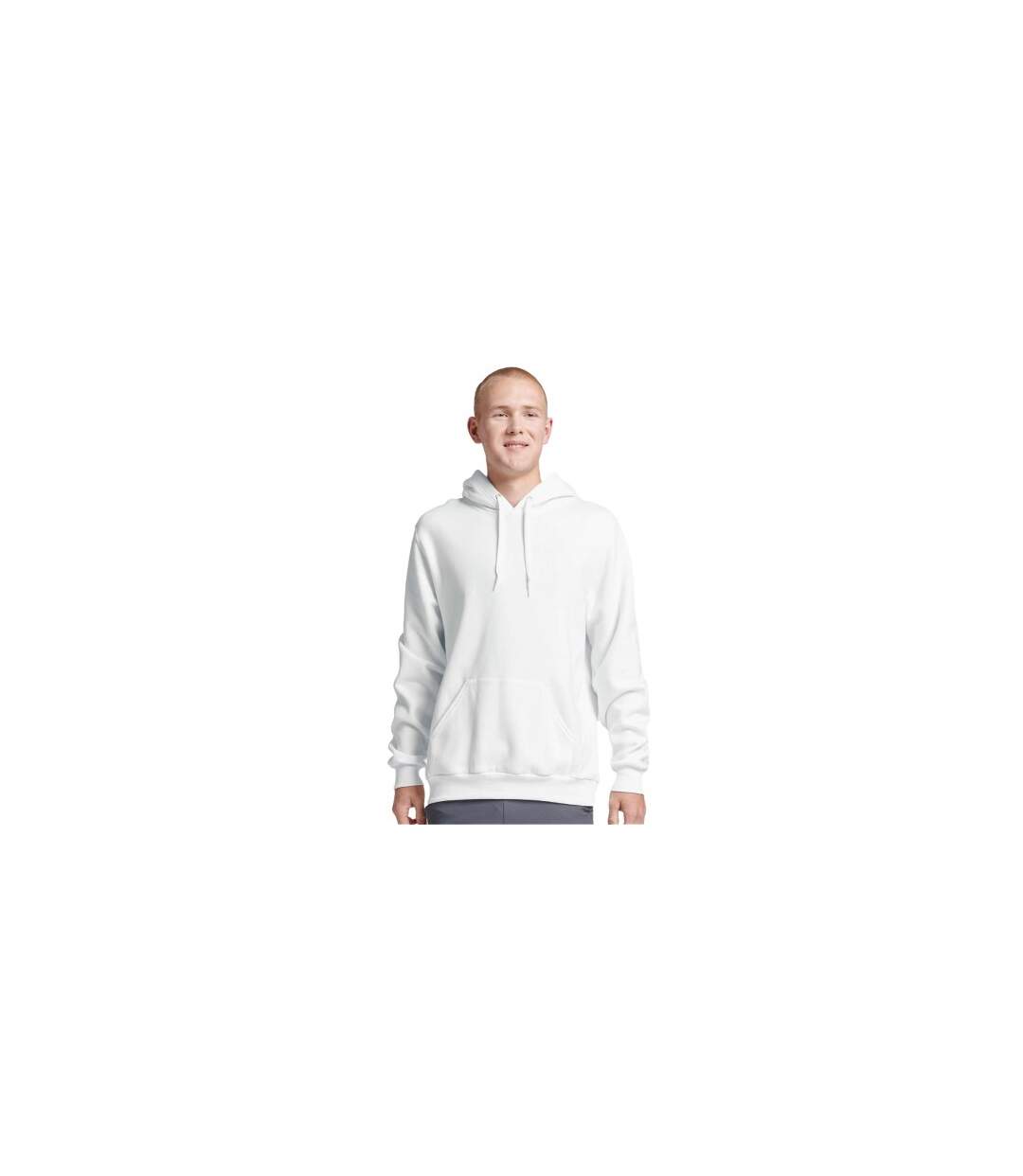 Unisex Adult Eco Premium Hoodie White Jerzees-1