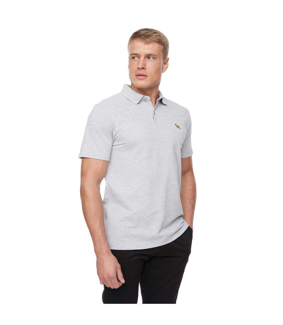 Polo barden homme gris chiné Bewley & Ritch-3