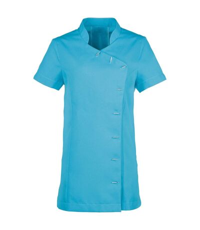 Premier Womens/Ladies Orchid Short-Sleeved Tunic (Turquoise) - UTPC6881
