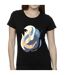 Disney T-shirt en coton Femme/Ladies The Little Mermaid Colour Silhouettes (Noir) - UTBI26316-3