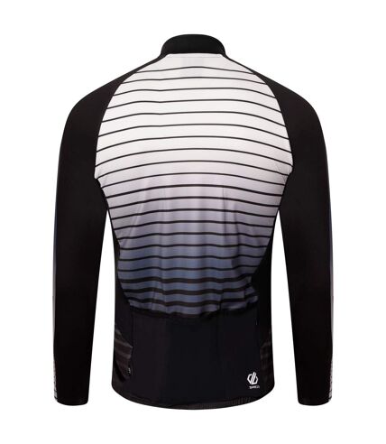 Dare 2B Mens AEP Virtuous Underlined Long-Sleeved Cycling Jersey (Noir) - UTRG7023