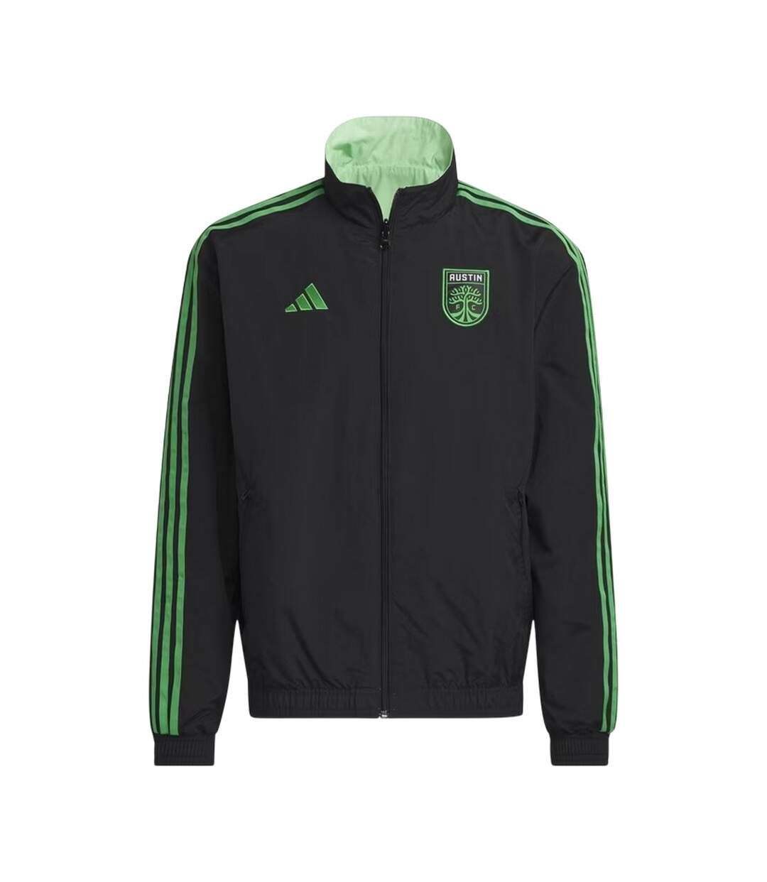 Mens Adidas Reversible Track Jacket Black Austin FC-2