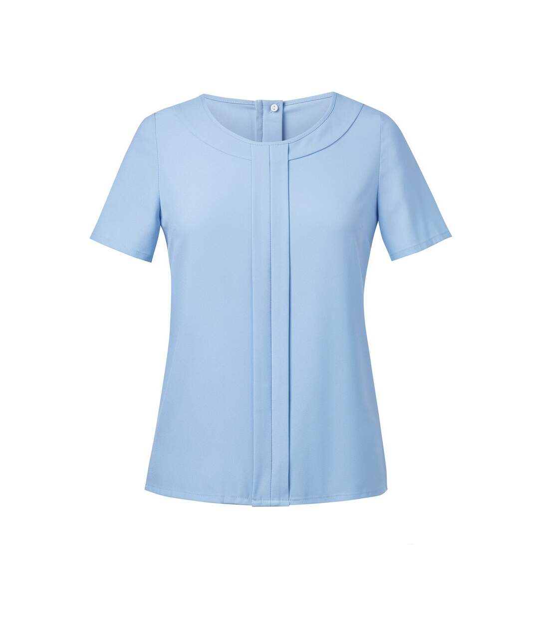 Blouse Manches Courtes Verona Femme Bleu Ciel Brook Taverner-1
