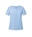 Blouse Manches Courtes Verona Femme Bleu Ciel Brook Taverner-1
