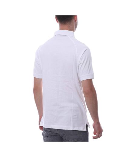 Polo blanc homme Hungaria Sport Style - M