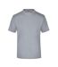 T-shirt Medium Adulte Gris Chiné James And Nicholson-1