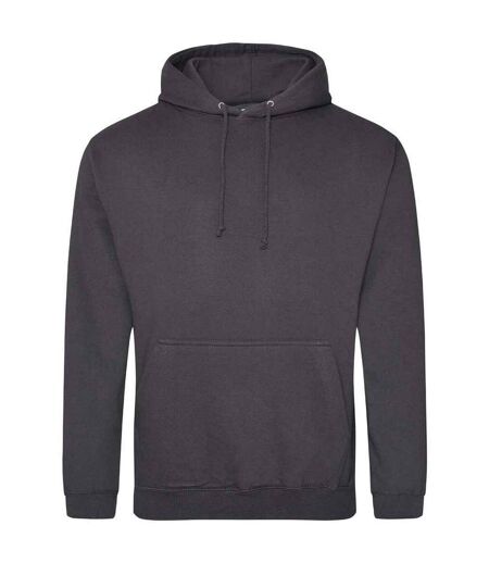 Sweat à capuche college adulte gris foncé Awdis Awdis