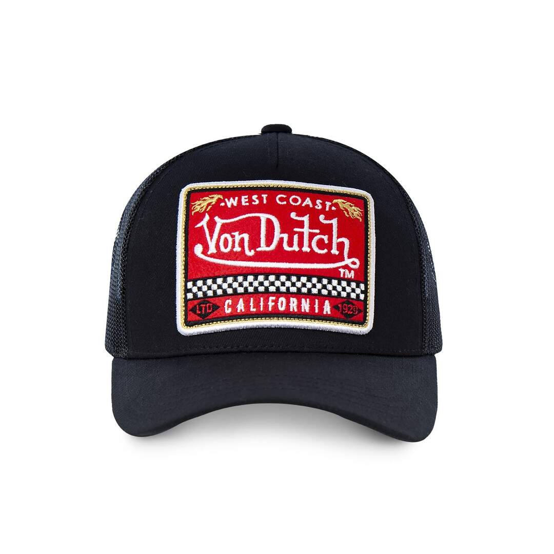 Casquette Trucker filet West Coast Noir Vondutch-2