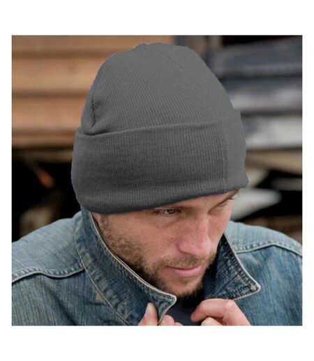 Result Wooly Heavyweight Knit Thermal Winter/Ski Hat (Grey) - UTBC967