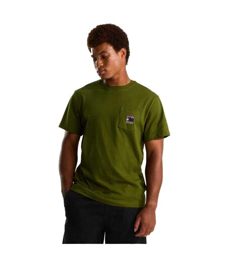 Mens Mountain Pocket T-shirt Woodland Green The North Face