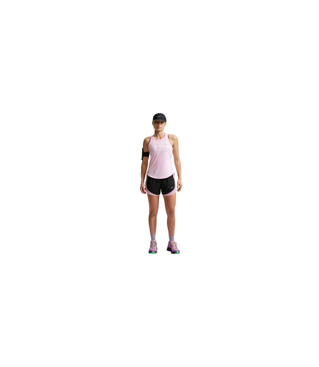 Débardeur Sans Manches Tempo Femme Rose Pâle Nike-1