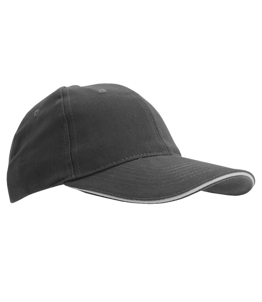 Casquette de baseball buffalo unisexe gris foncé/gris clair SOLS-1