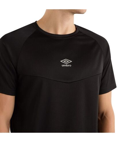 Mens sportswear raglan t-shirt black Umbro