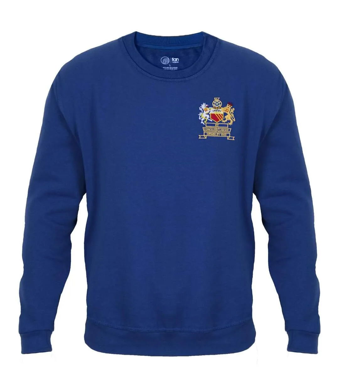 Sweat Motif/style Emblème Manchester Homme Bleu Fan Originals-1