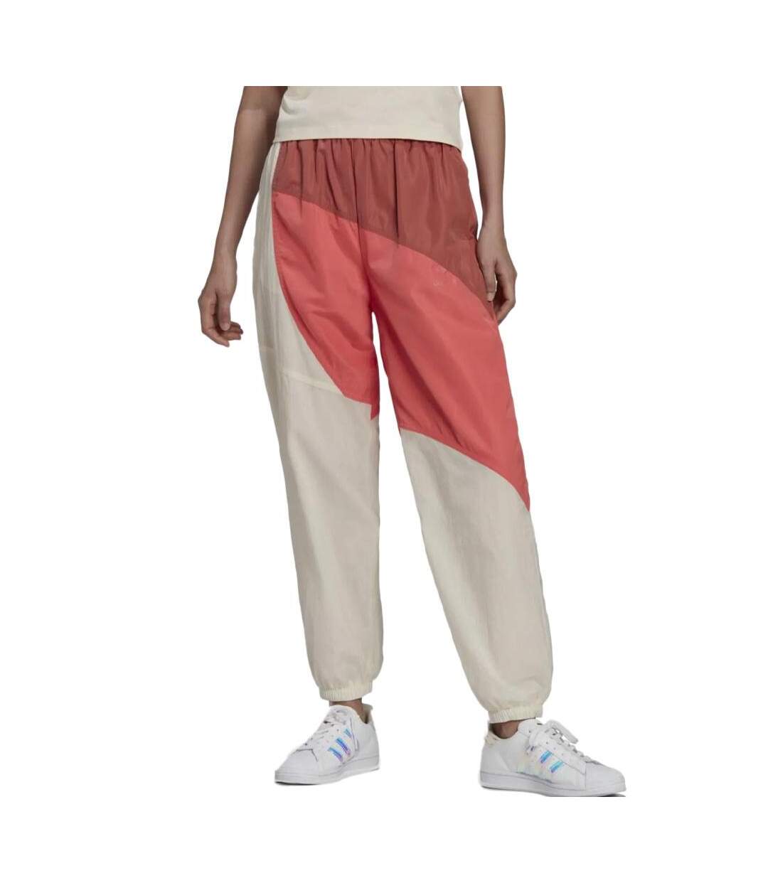 Jogging rose/beige femme adidas pants - l-1