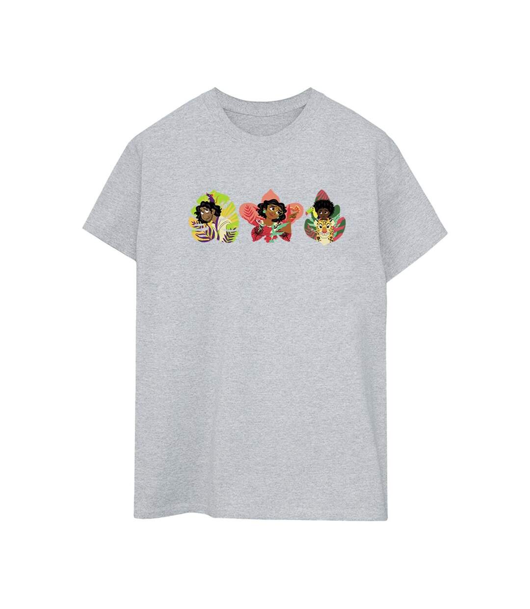 Disney - T-shirt ENCANTO FAMILY LINE - Femme (Gris chiné) - UTBI22485-1