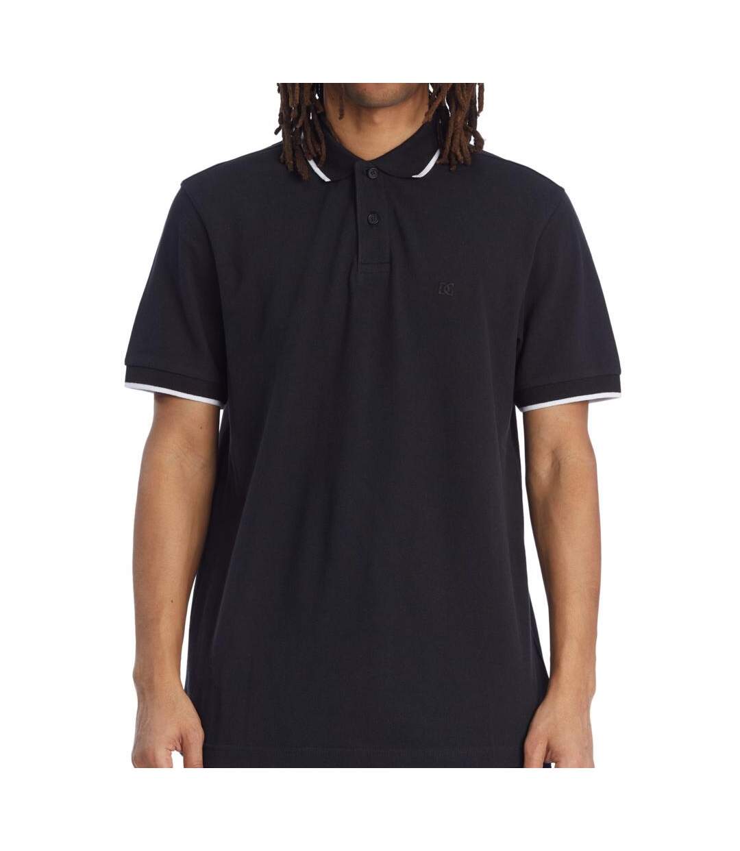 Polo noir homme dc shoes coldbrew-1