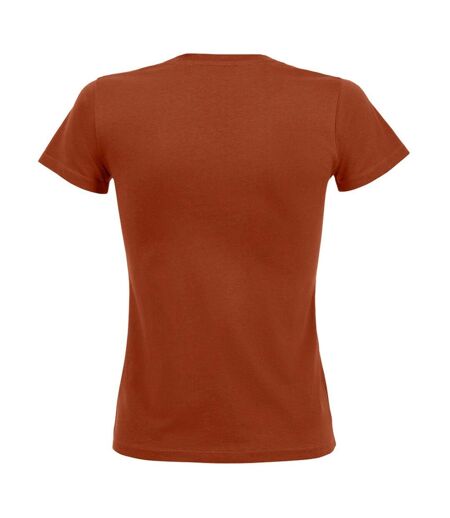 SOLS Womens/Ladies Regent Fit T-Shirt (Terracotta) - UTPC3573