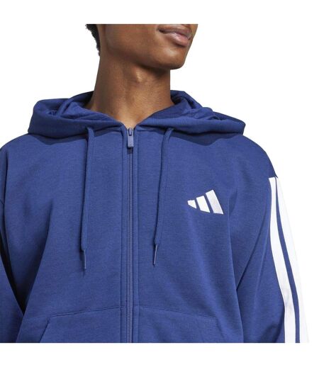 Veste À Capuche 3s Homme Bleu Foncé Blanc Adidas