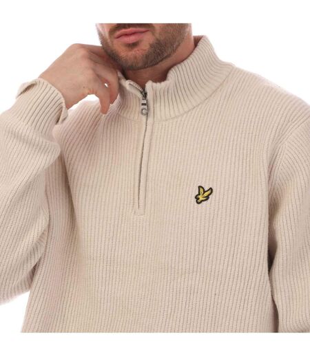 Sweat Style Cousu Shaker Homme Beige Lyle & Scott