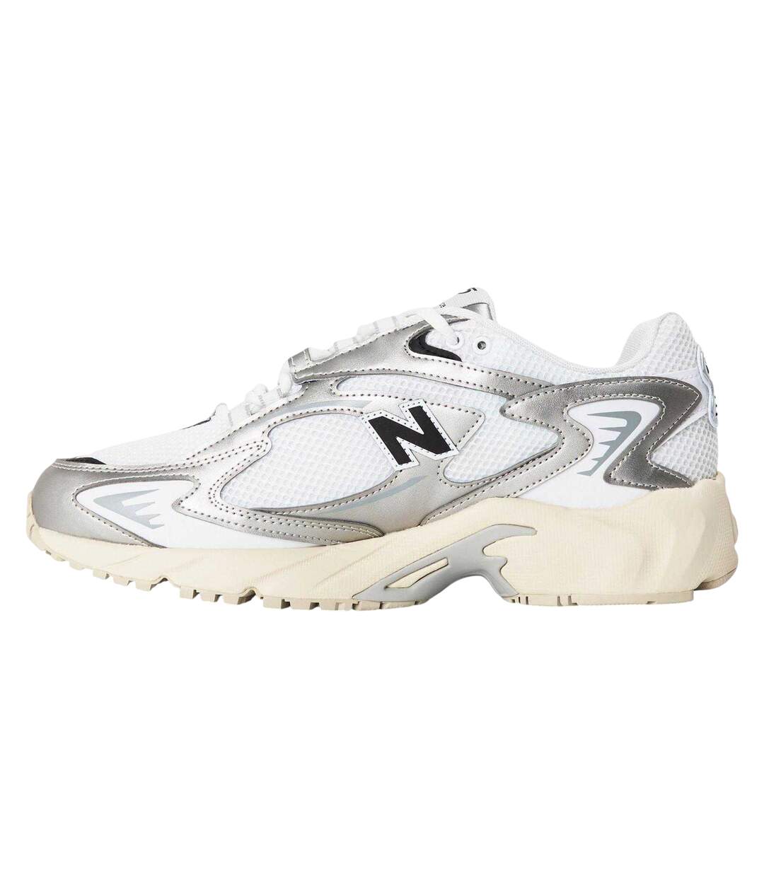 Baskets Homme Blanc Argenté New Balance-2