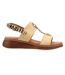 Sandales À Talons Compensés Georgia Femme Beige Lunar-3