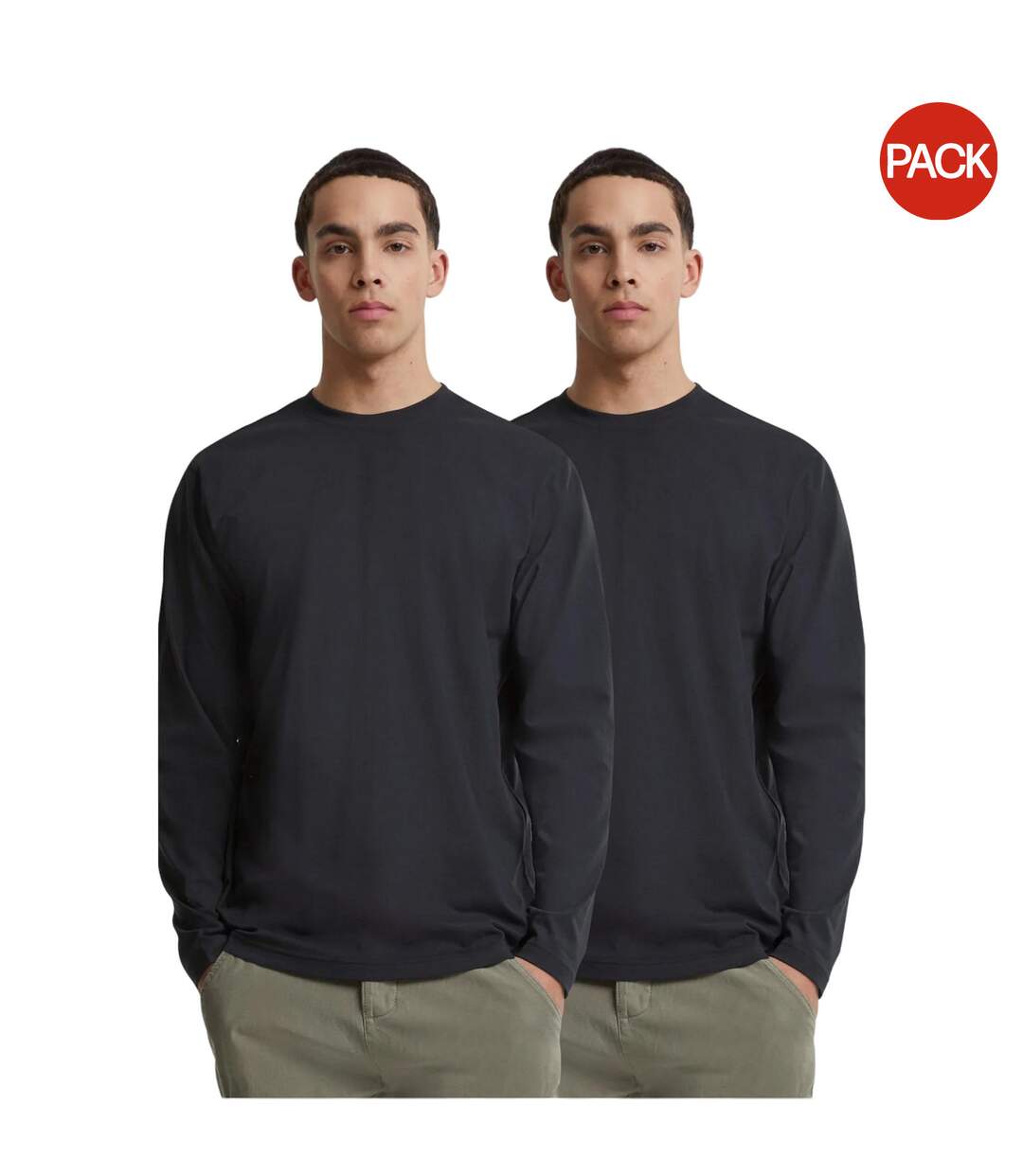 T-shirts Basic Homme Noir Urban Classics-1