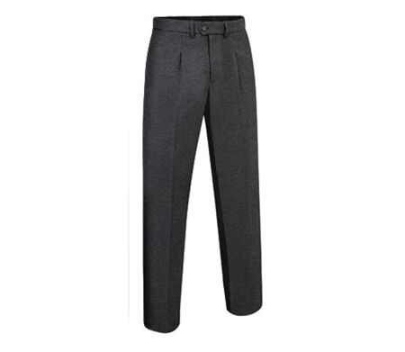 Pantalon à pinces élégant - Homme - DAMON - gris anthracite chiné