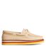 Sperry Womens/Ladies Authentic Original Stacked Leather Boat Shoes (Ivory) - UTFS9980