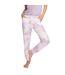 Womens/ladies Leopard Joggers Off White PJ Salvage-3