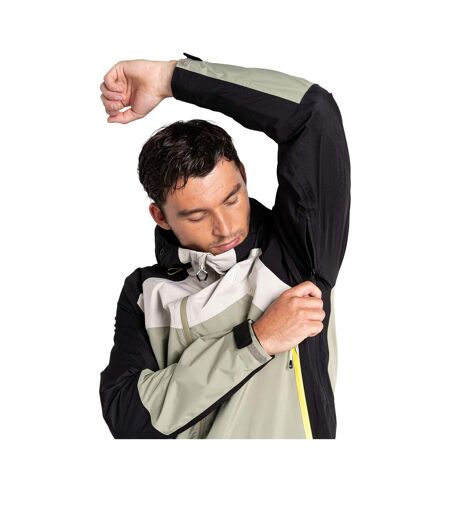 Mens Cornice Waterproof Jacket Oil Green Pelican Black Dare 2B