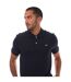 Mens Embroidered Logo Polo Shirt Navy Tommy Jeans-4