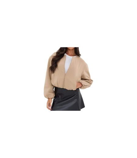Blouson Aviateur Femme Taupe I Saw It First