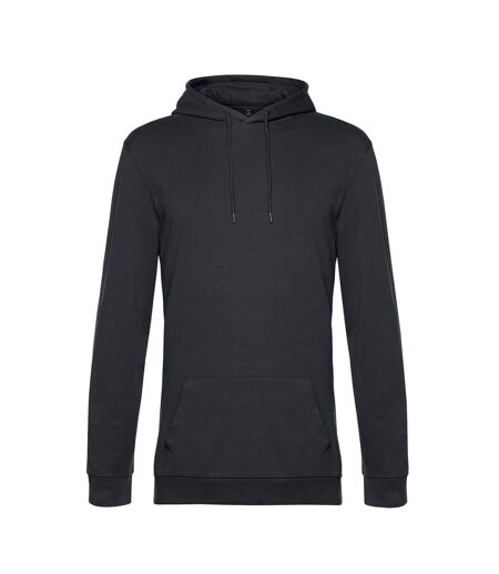 Sweat À Capuche Motif/style Uni Homme Anthracite B&C