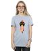Disney - T-shirt ALPHABET J IS FOR JAFAR - Femme (Gris chiné) - UTBI16844-2
