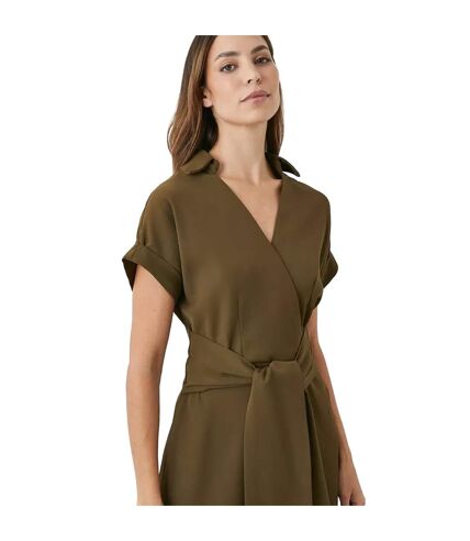 Robe mi-longue femme kaki Principles