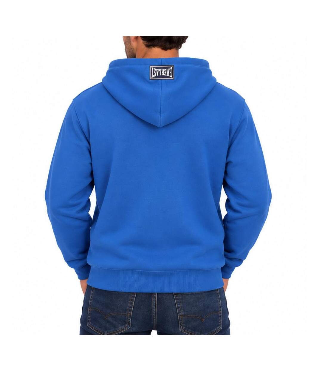 Sweat à capuche bleu homme everlast el022-2