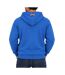 Sweat à capuche bleu homme everlast el022-2