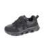 Childrens/kids Hurricane Touch Fastening Trainers Black Dek-2