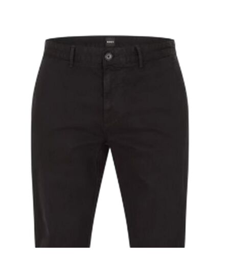 Mens Crigan Regular Trousers Black Boss