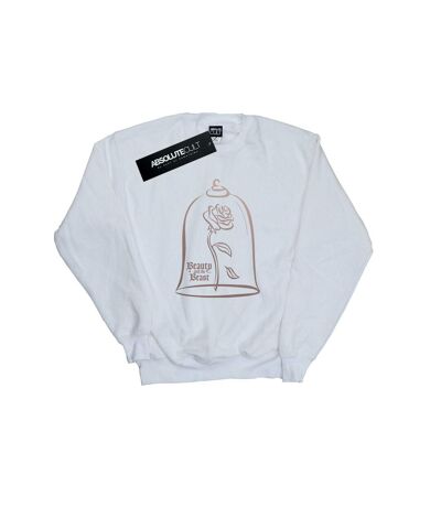 Disney Princess Mens Princess Rose Gold Sweatshirt (White) - UTBI43322