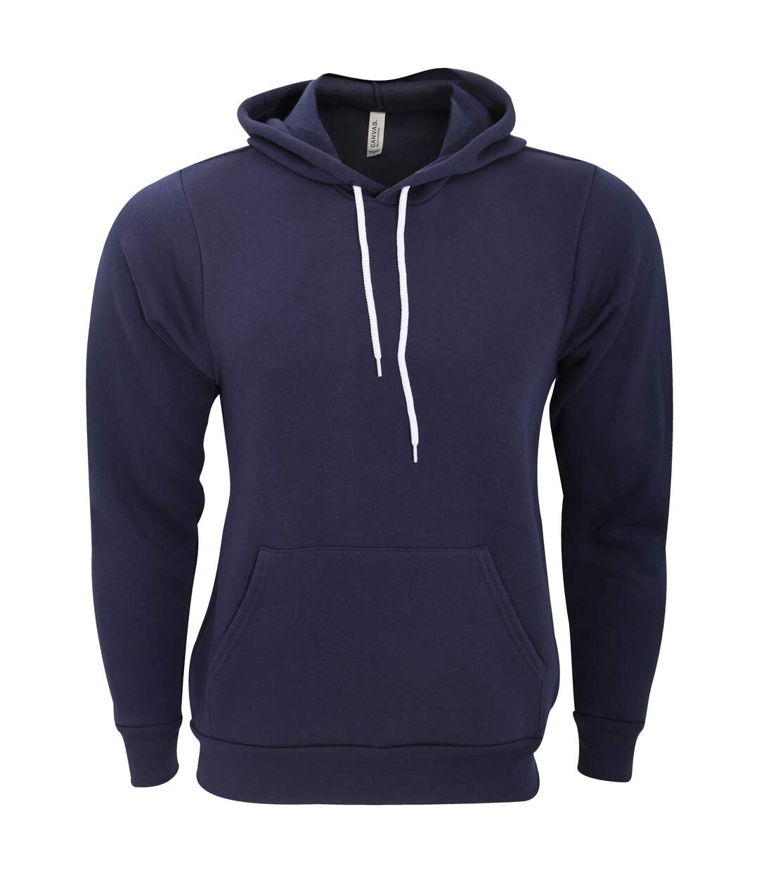 Sweatshirt Polaire À Capuche Unisexe Bleu Marine Bella + Canvas-2
