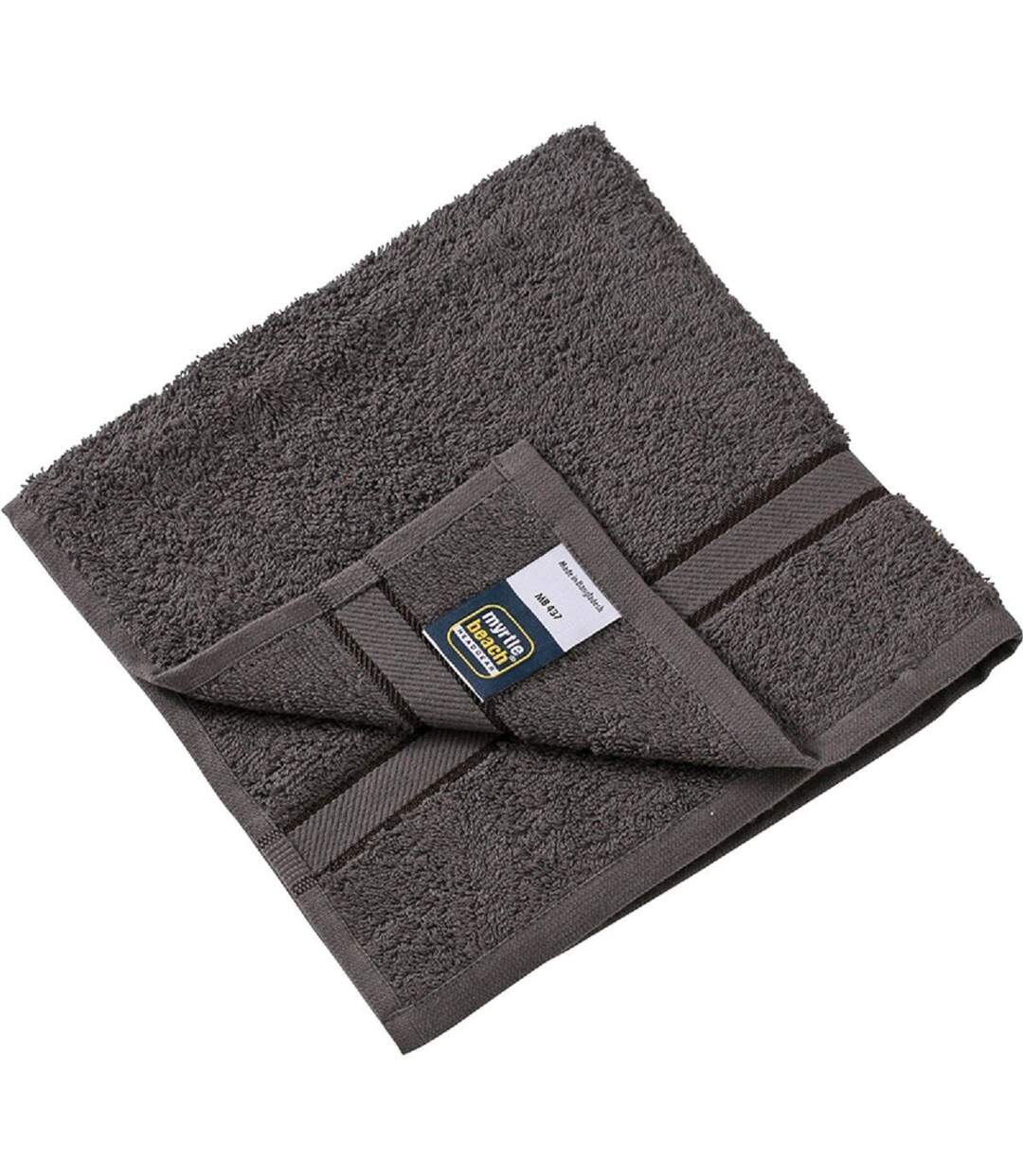 Serviette de toilette - éponge - MB437 - gris graphite-1