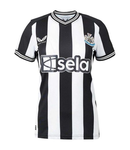 Réplique De Maillot De Foot Motif/style Newcastle United Fc Femme Noir Blanc Castore
