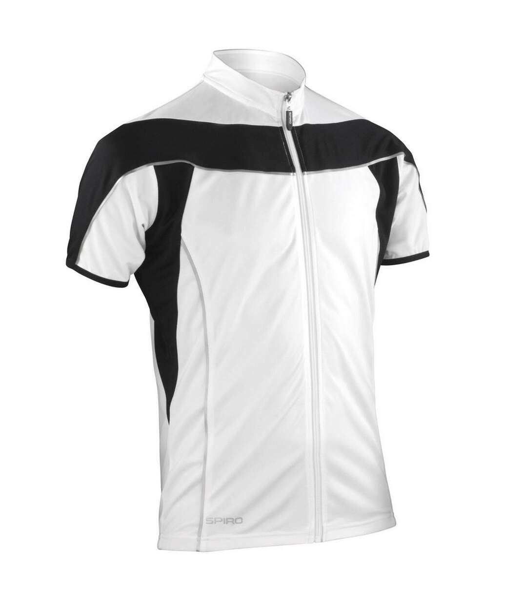 Maillot de cyclisme bikewear homme blanc / noir Spiro-1