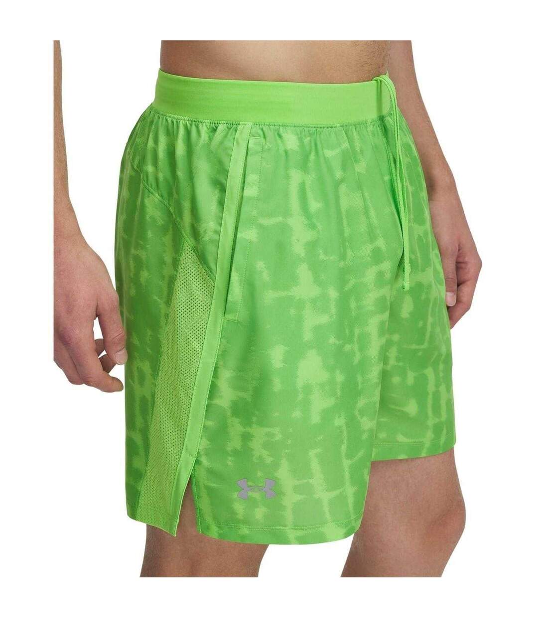 Short De Course Motif/style À Motifs Performance Homme Vert Under Armour-4