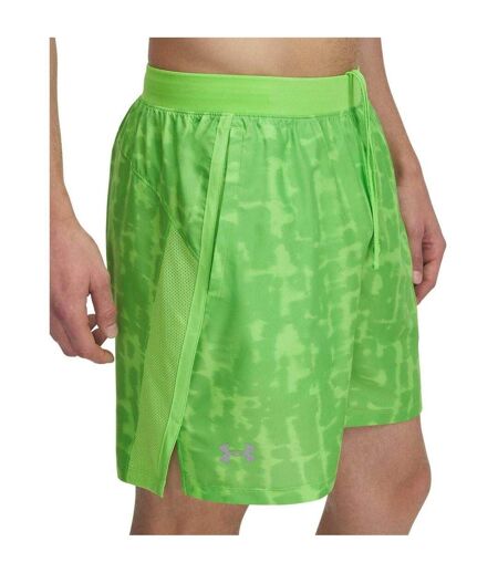 Short De Course Motif/style À Motifs Performance Homme Vert Under Armour