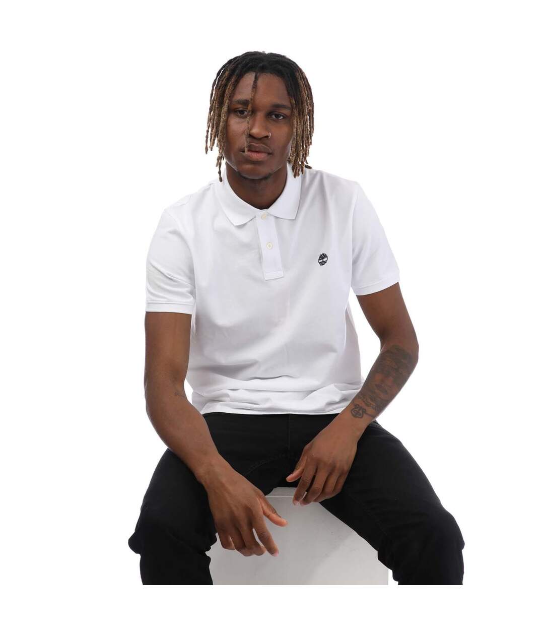 Polo millers river adulte blanc Timberland-3